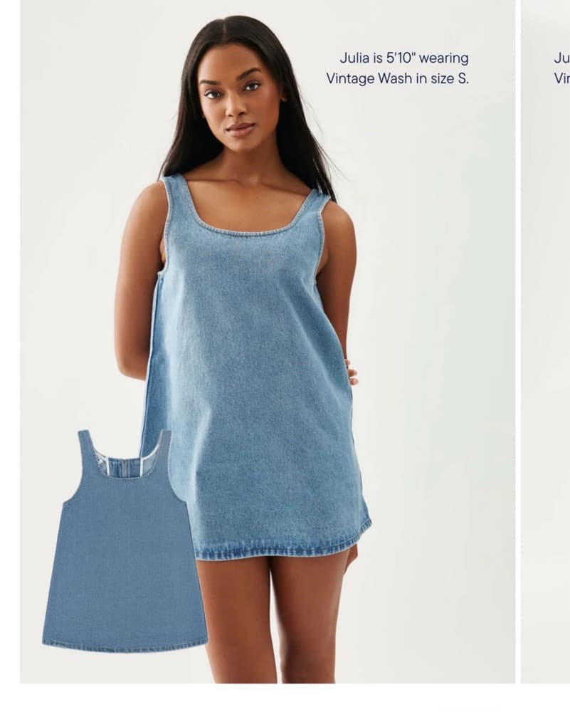 Parke Denim Dress - Image 4
