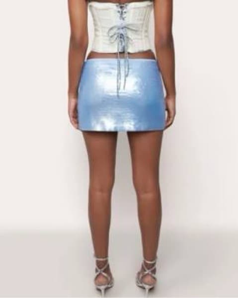 Danielle guizio Low Rise Sequin Skirt - Image 3