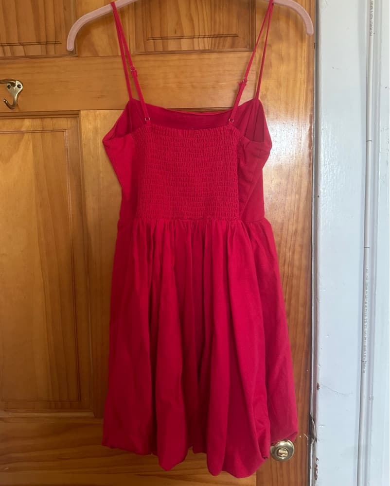 Lush Hot Pink Bubble Hem Minidress  - Image 3