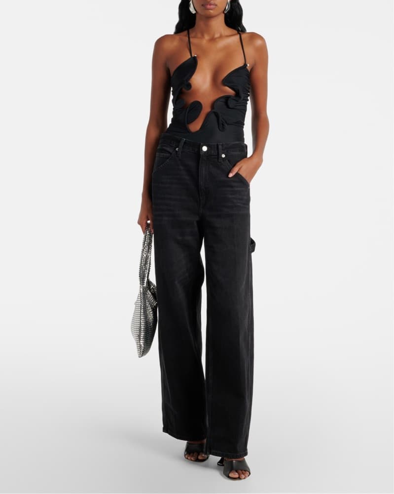 Christoper Esber Black Cutout Bodysuit  - Image 1