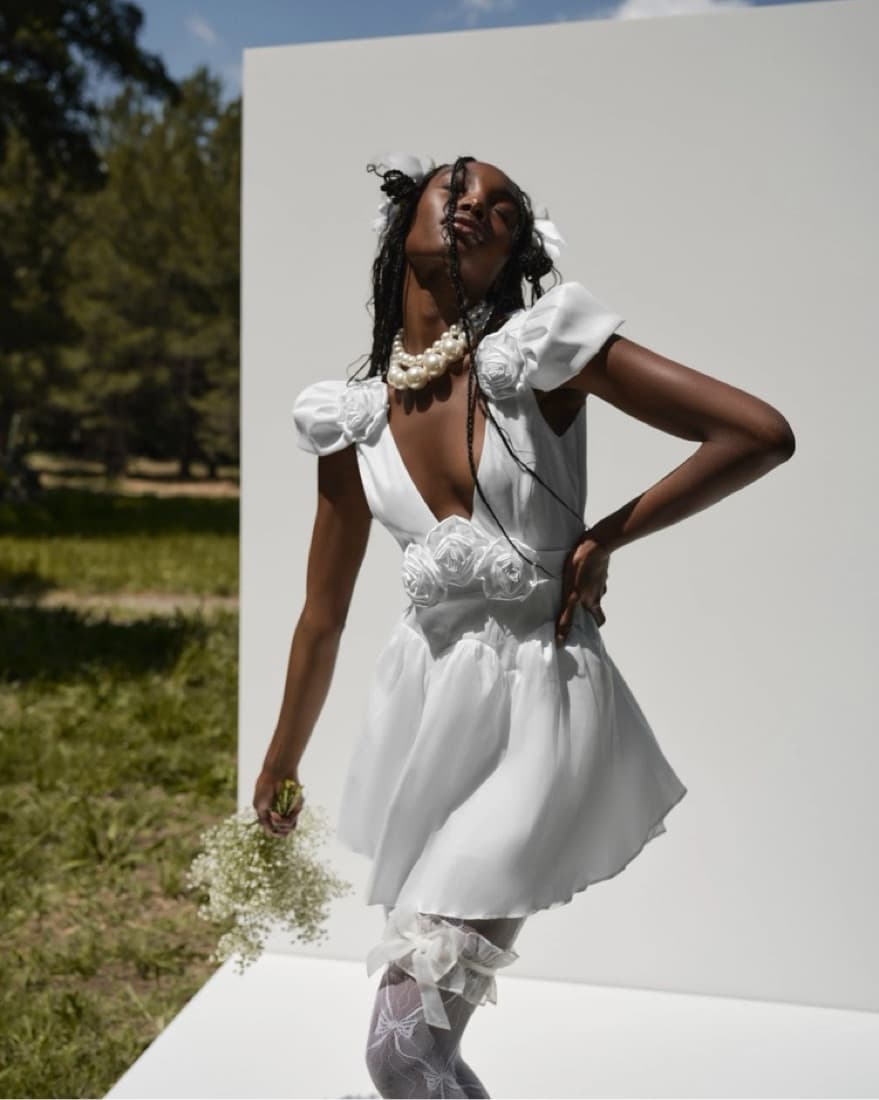 For Love And Lemons Flora Mini Dress - Image 1