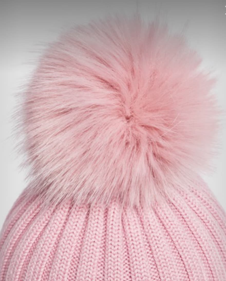 Moncler Pink Pom Pom Beanie - Image 5