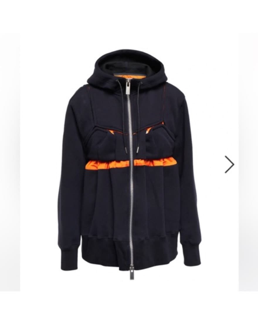 Sacai zip front hoodie - Image 1