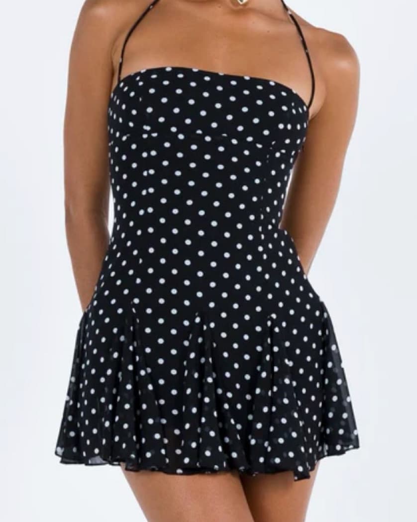 Princess Polly Polka Dot Dress - Image 1