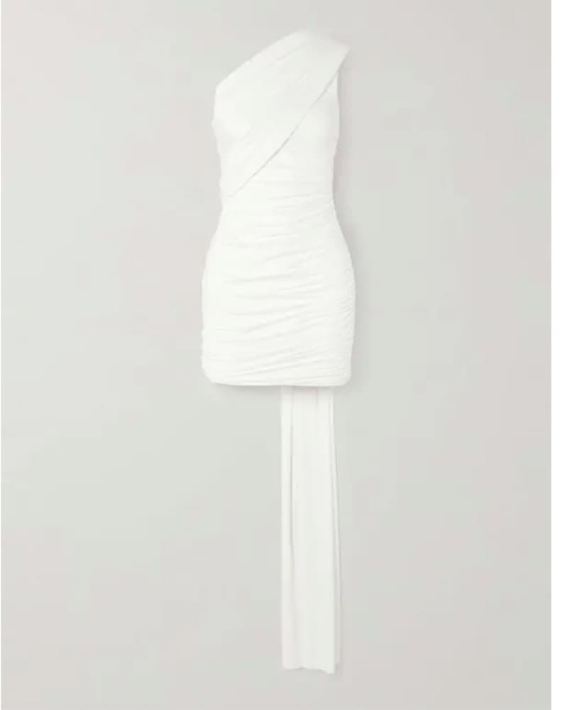 Kelfi Asymmetric Draped One Shoulder  - Image 3