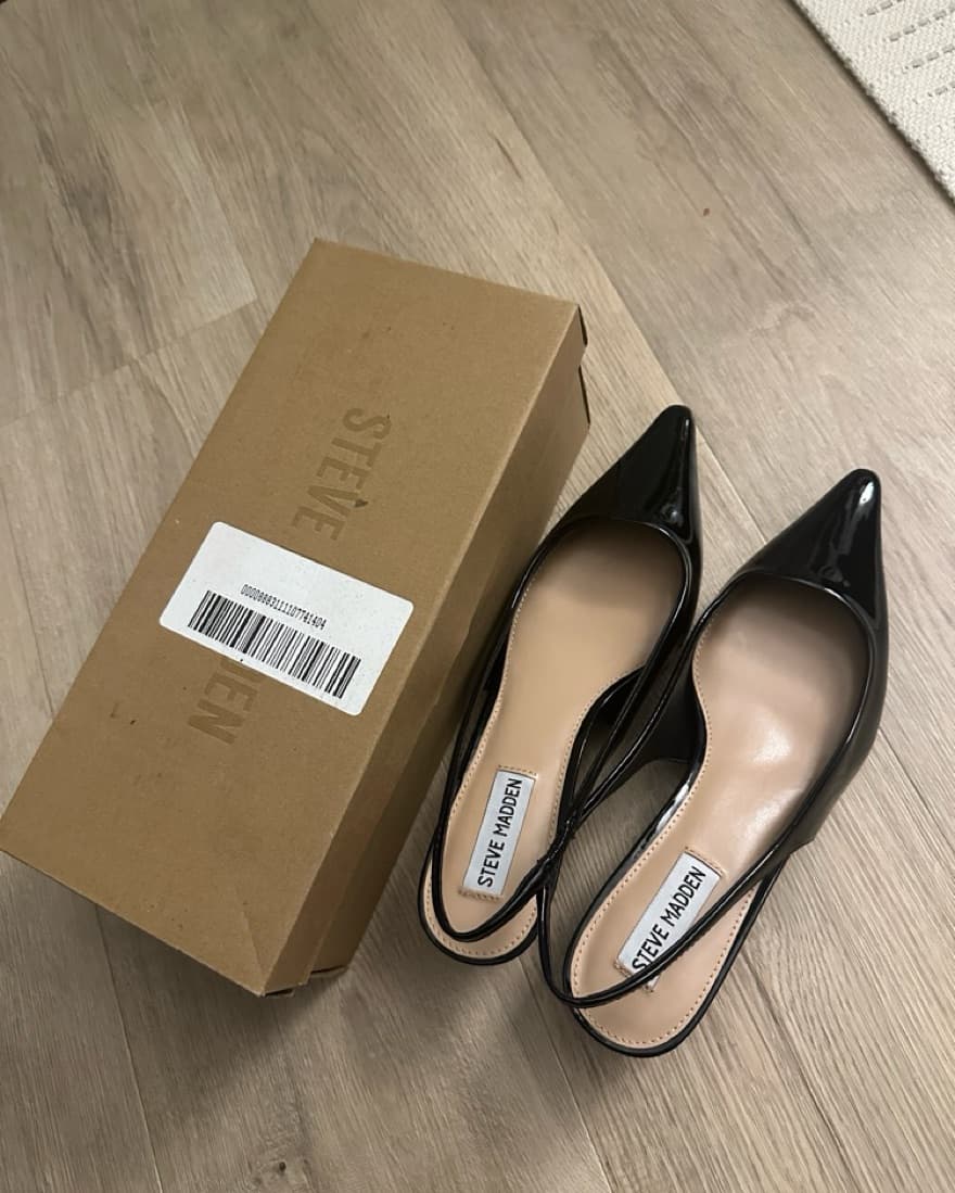 Steve Madden Kitten Heels Kari Black 8.5 - Image 2