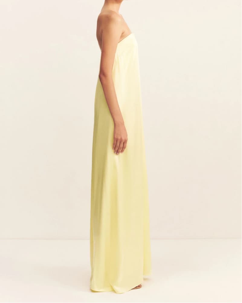 La Lune Strapless Column Maxi Dress - Image 2