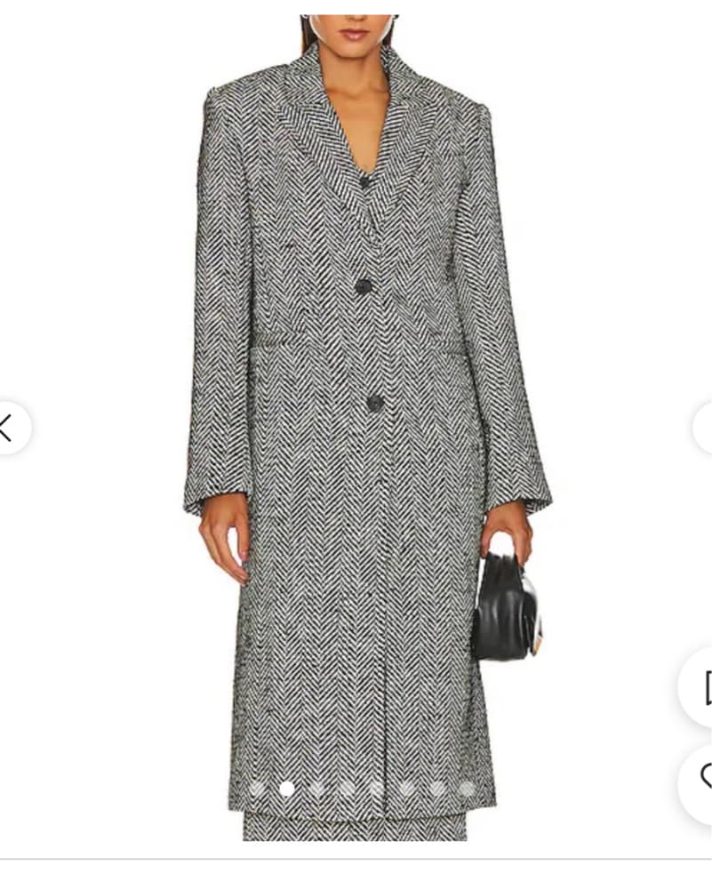 L’academie Herringbone Trench Coat - Image 2