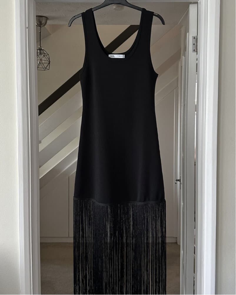 Zara Fringe Dress - Image 3