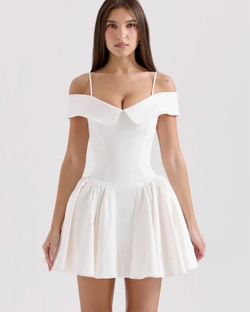 House Of CB White Mini Dress - Image 2