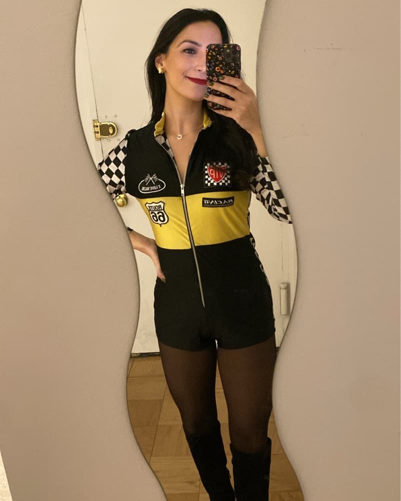 Racecar Driver Romper Costume - Image 1