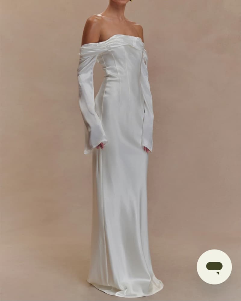 Meshki Giselle Off The Shoulder White - Image 3