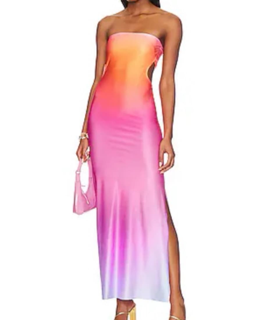 Baobab Rainbow Cut Out Dress - Image 2
