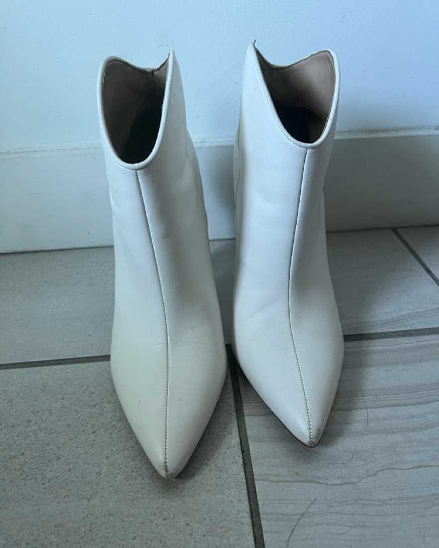 Marc Fisher White Booties - Image 2