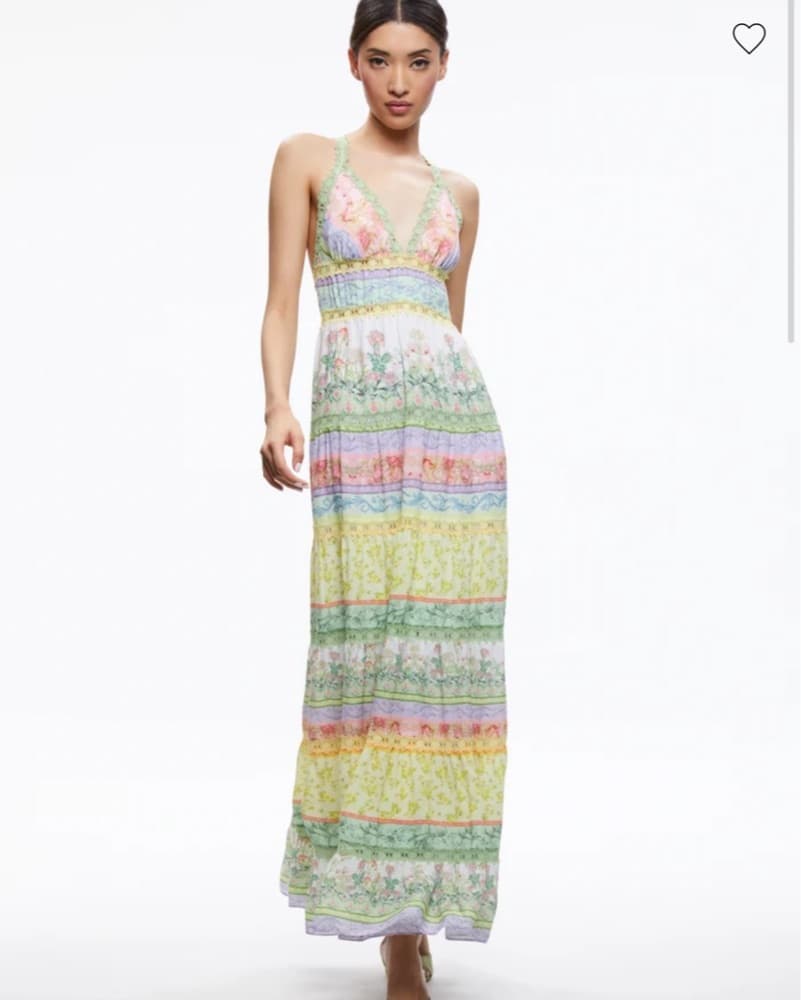 Alice and Olivia Floral Karorolina Dress - Image 4