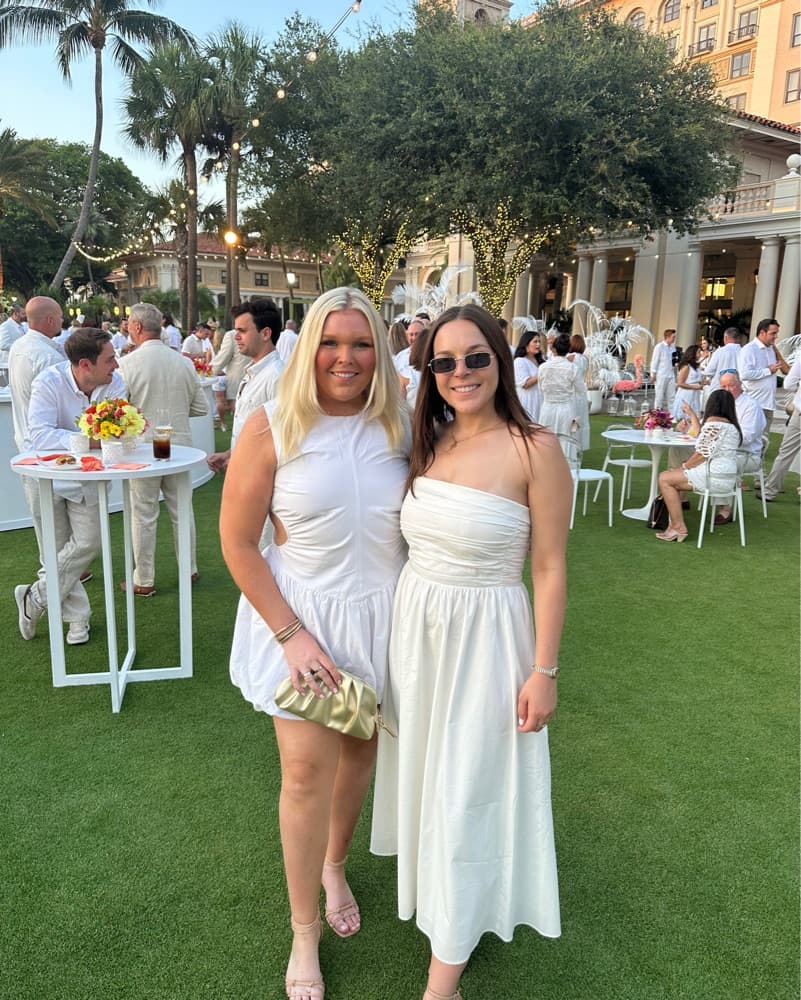 White Strapless Dress - Image 2