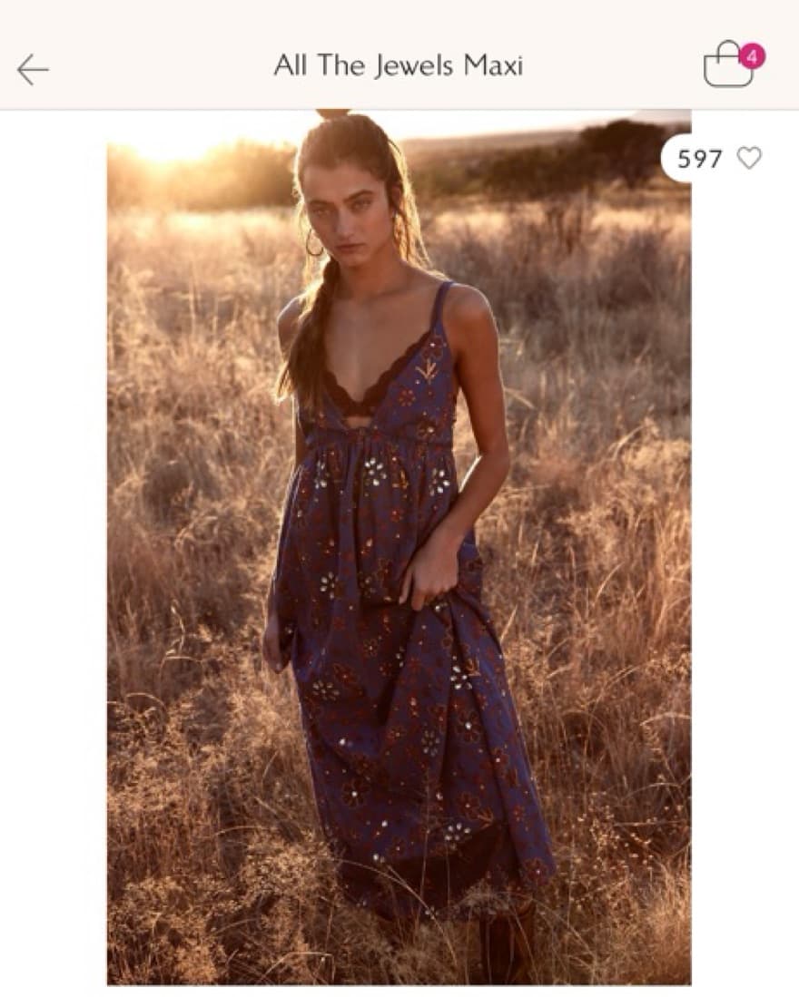 Free People Jeweled Maxi Dress - Image 1