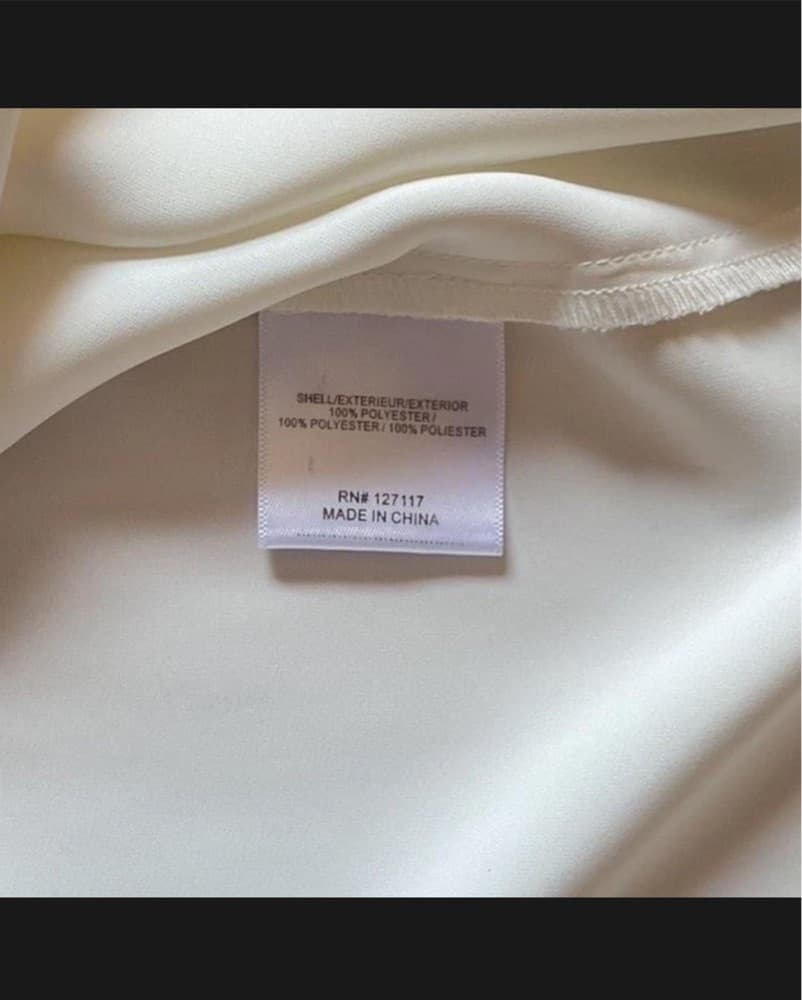 White Badgley Mischka Blouse - Image 5