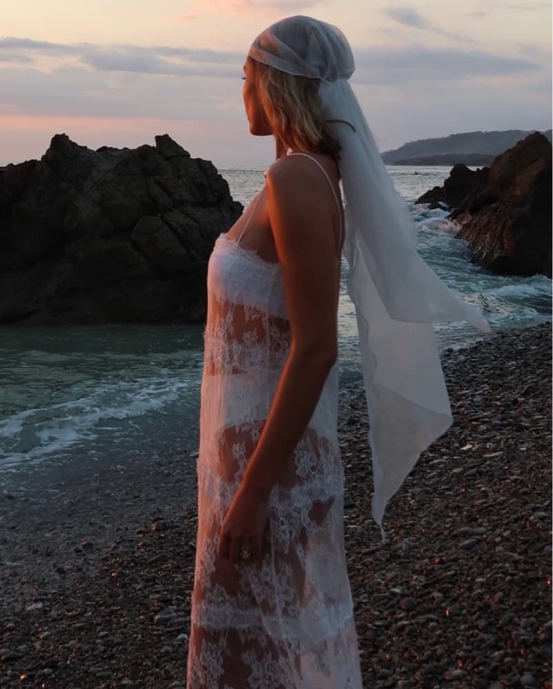 Grace Loves Lace Bridal Headscarf - Image 1