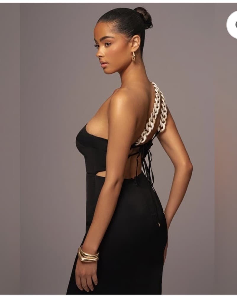 Black Luxury Living Maxi Dress - Image 3