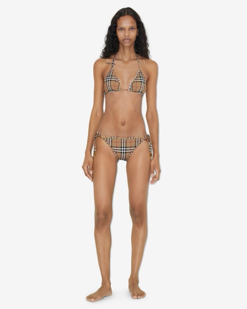 Burberry Classic Print Tan Bikini - Image 2