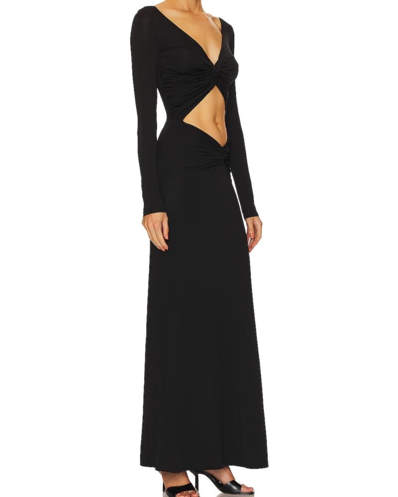 Runched Maxi Dress - Image 2
