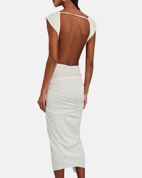 Baobab Marea White Dress - Image 3