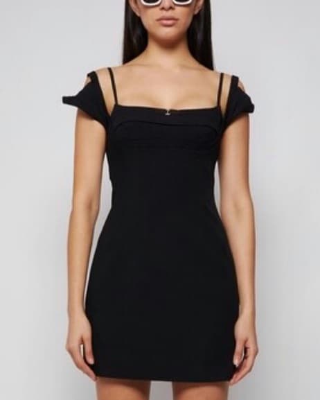 Jacquemus Cutout Mini Dress - Image 1