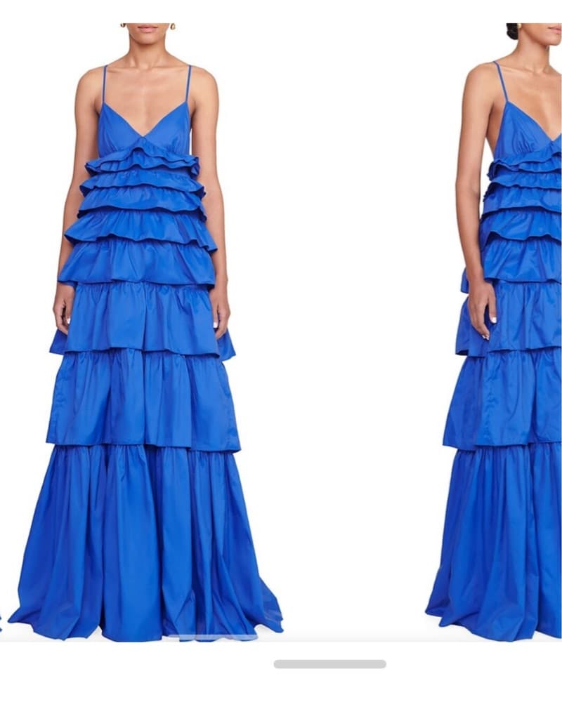 Staud Rylie Maxi Dress - Lapis - S - Image 1