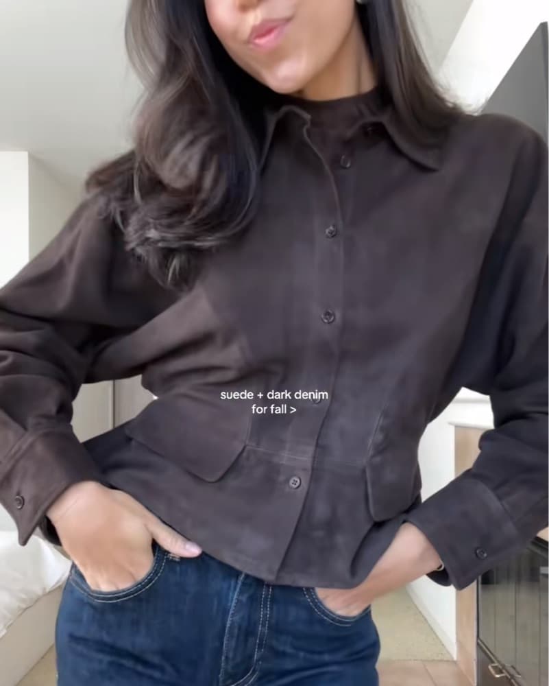 Zara Suede Jacket M - Image 1