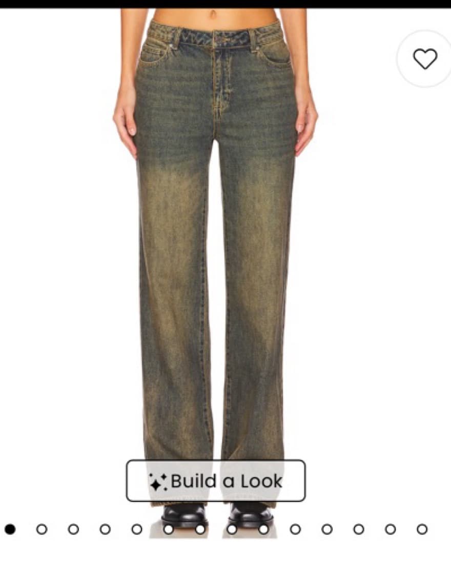 AFRM Dawson Jeans Grunge Brown - Image 1