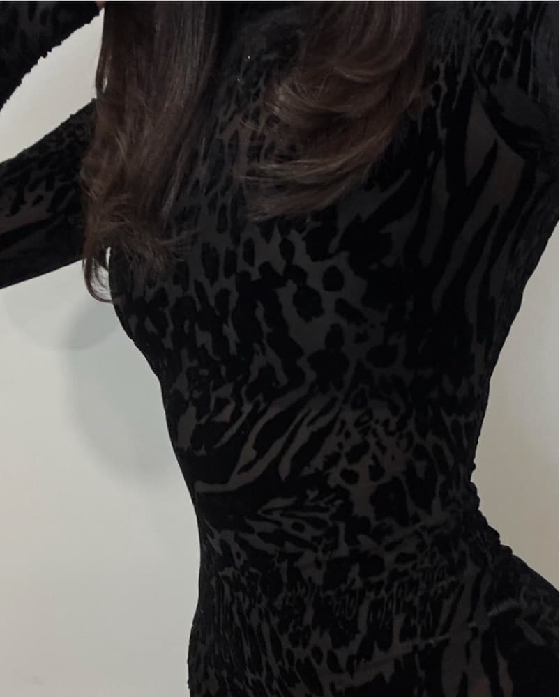 Naked Wardrobe Burnout Turtle Neck Dress - Image 4