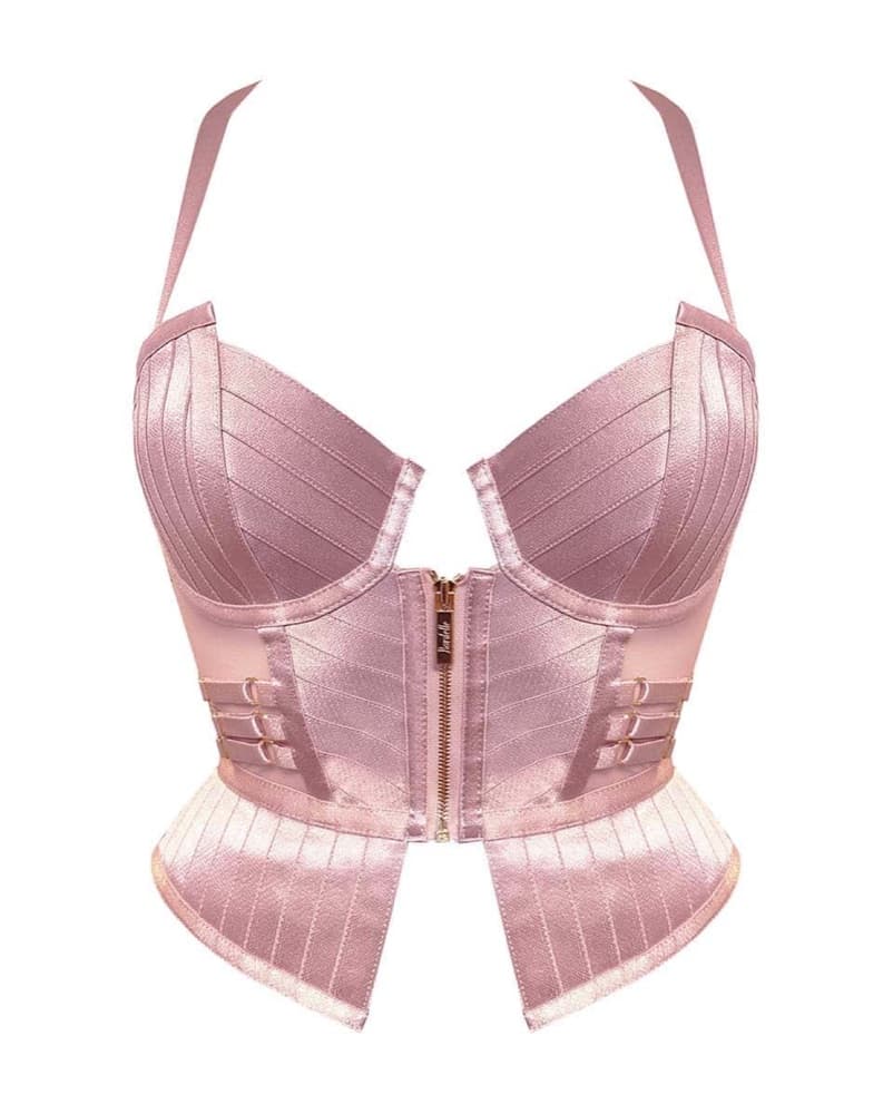 Bordelle Baby Pink Kora Bustier XS - Image 1