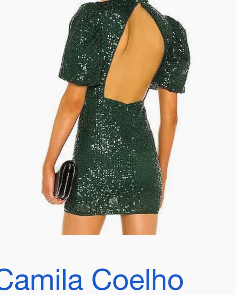 Camila Coehlo- Green Sequin Mini - Image 2
