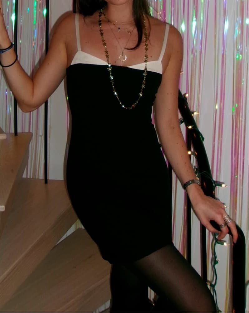 French Connection Black Mini Dress - Image 1