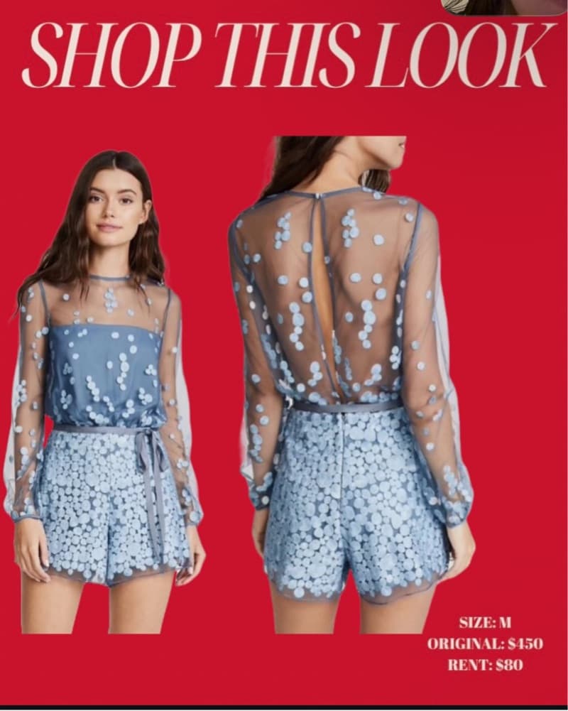 Alexis Blue Romper  - Image 3