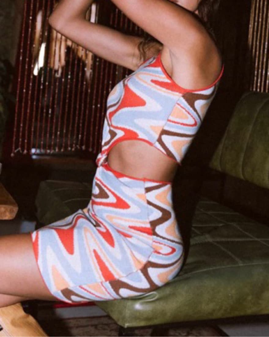 SAVANNA MINI DRESS MULTI - Image 3