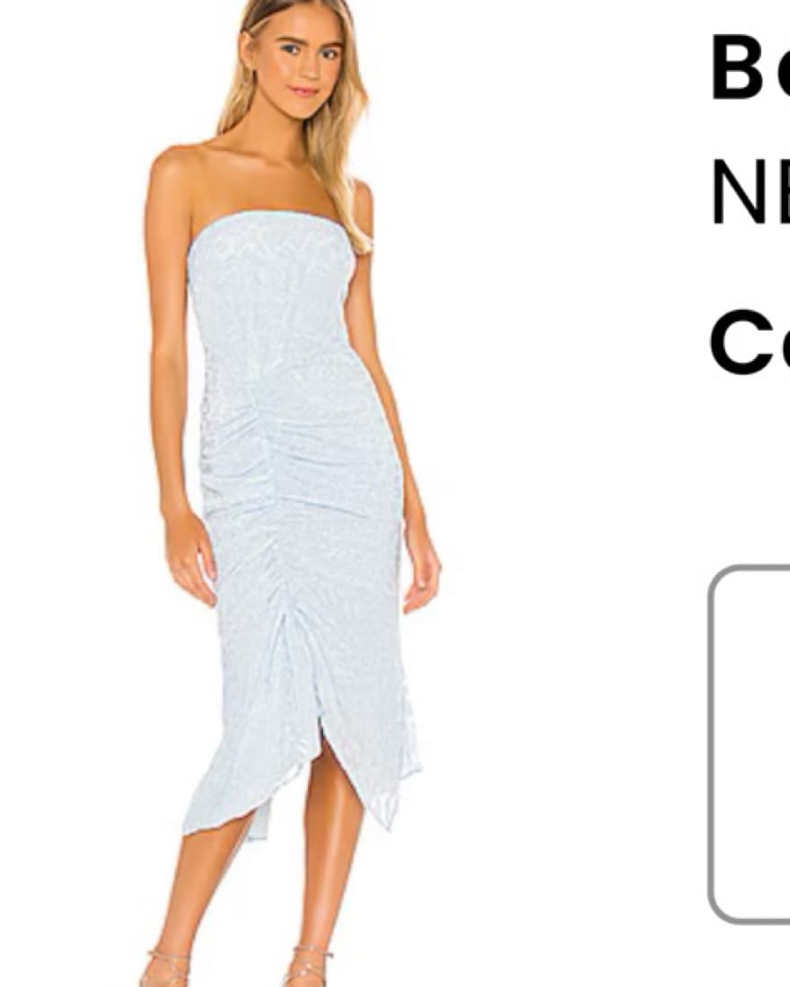 Revolve NBD blue Midi Dress - Image 1
