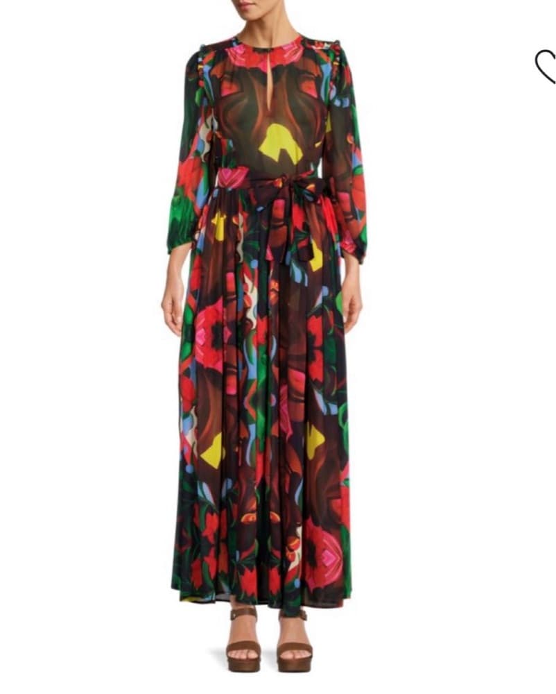 Eve Floral Maxi Dress - Image 1