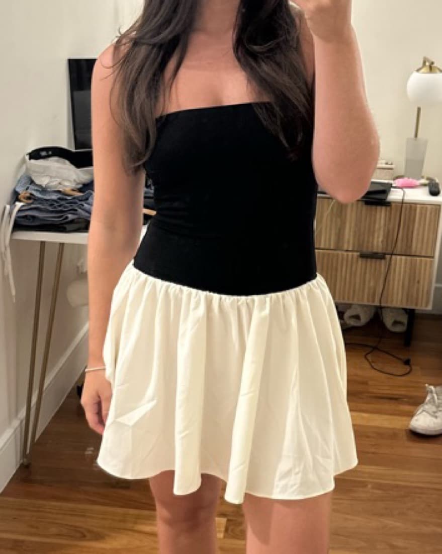 MINI STRAPLESS DRESS - Image 2