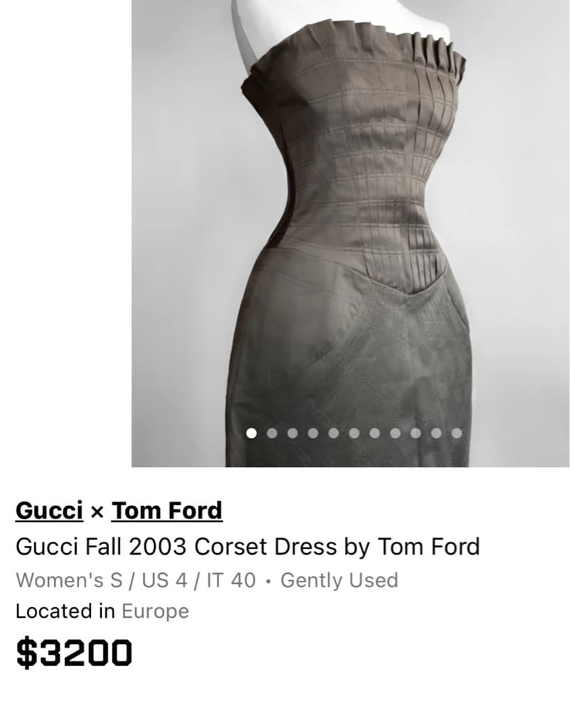 GUCCI BY TOM FORD DRESS - Image 2