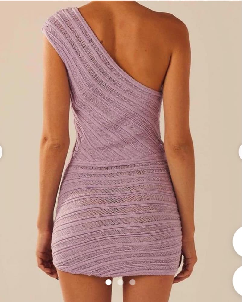 Knit Mini Dress - Image 3