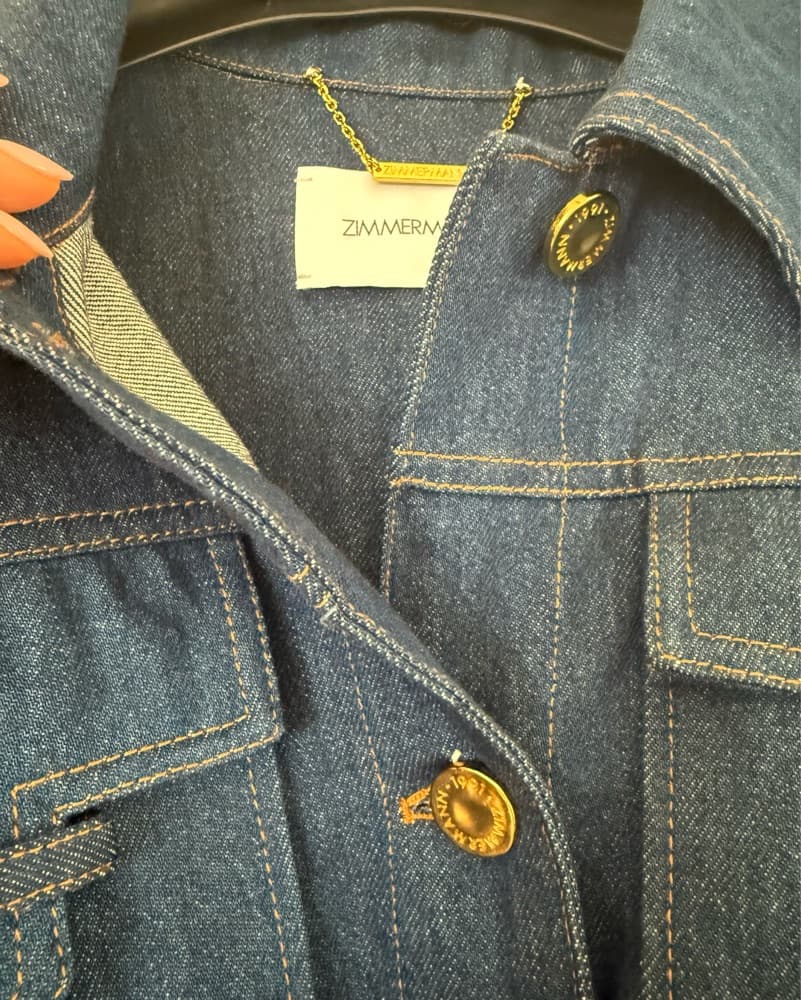 Zimmermann Illuminate Denim Jacket - Image 3