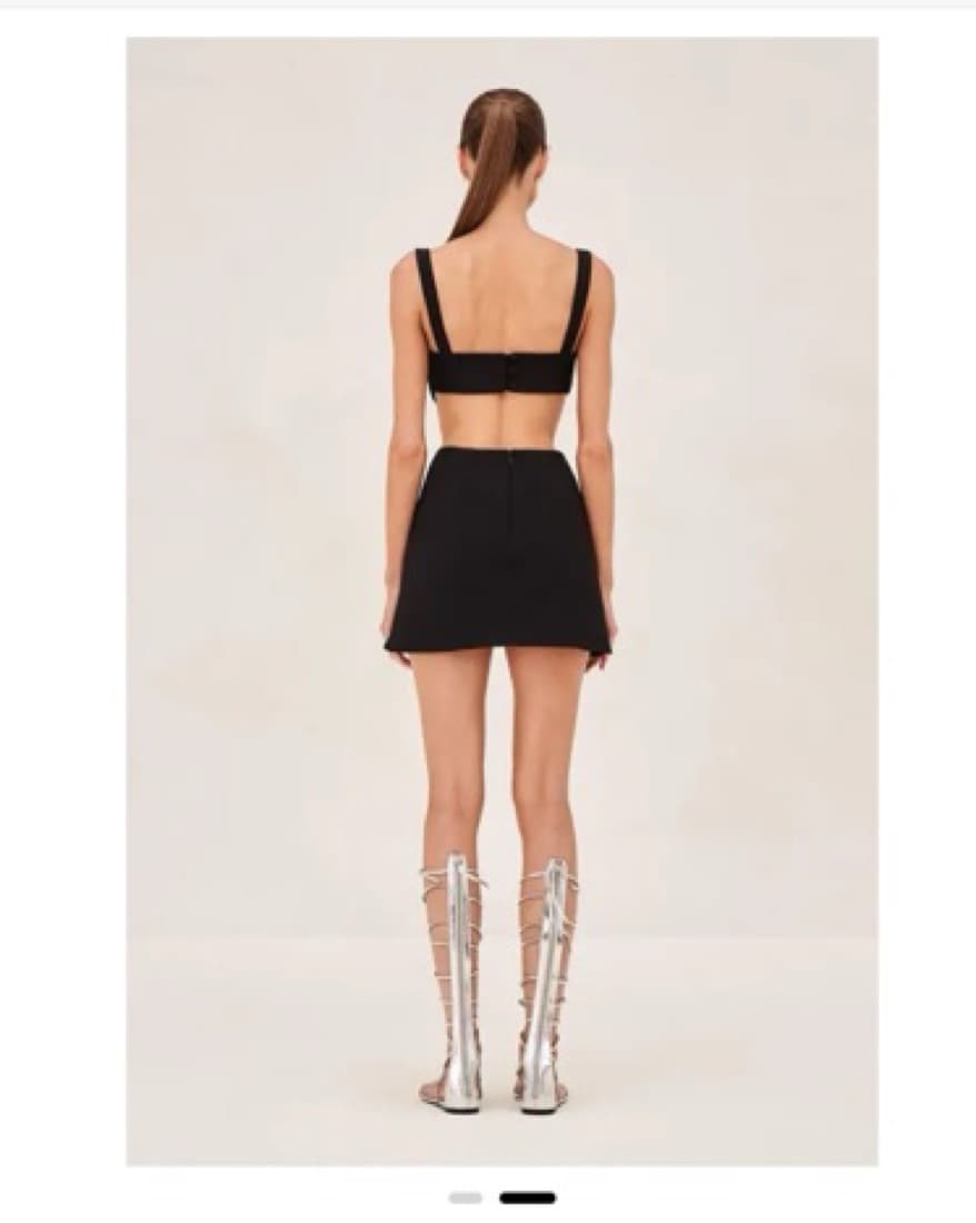 Alexis Bonnie Mini Dress Black - Image 2