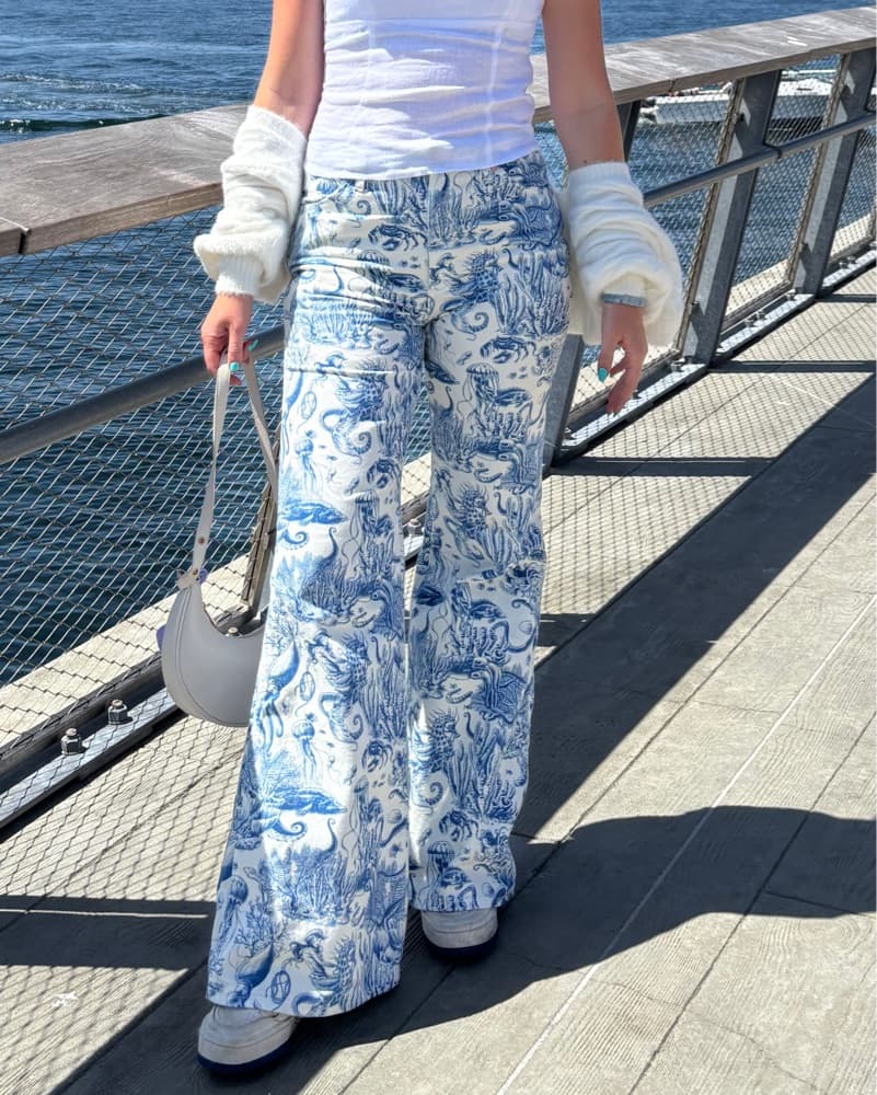 wrangler sea creature flare jeans - Image 1