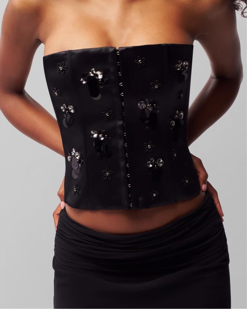 GUIZO Embellished Sayin Corset - Image 2