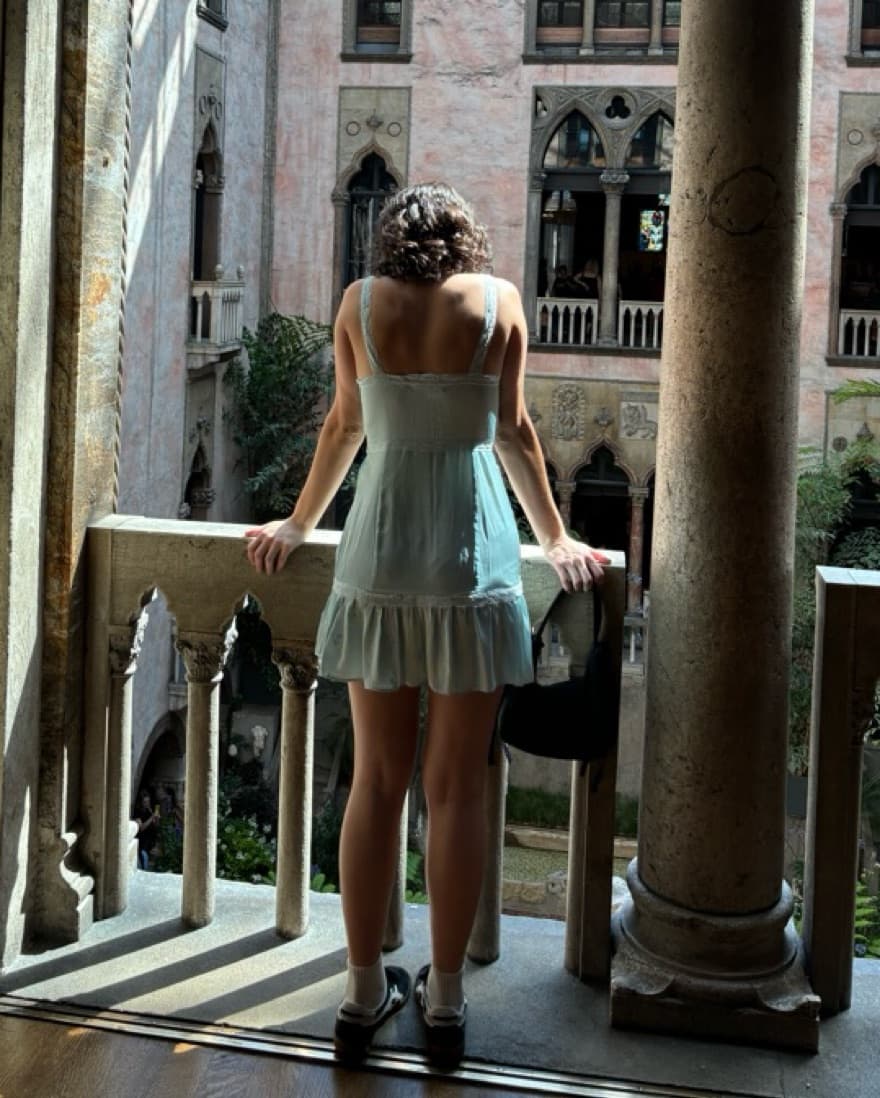Love Shack Fancy Navie Mini Dress  - Image 3