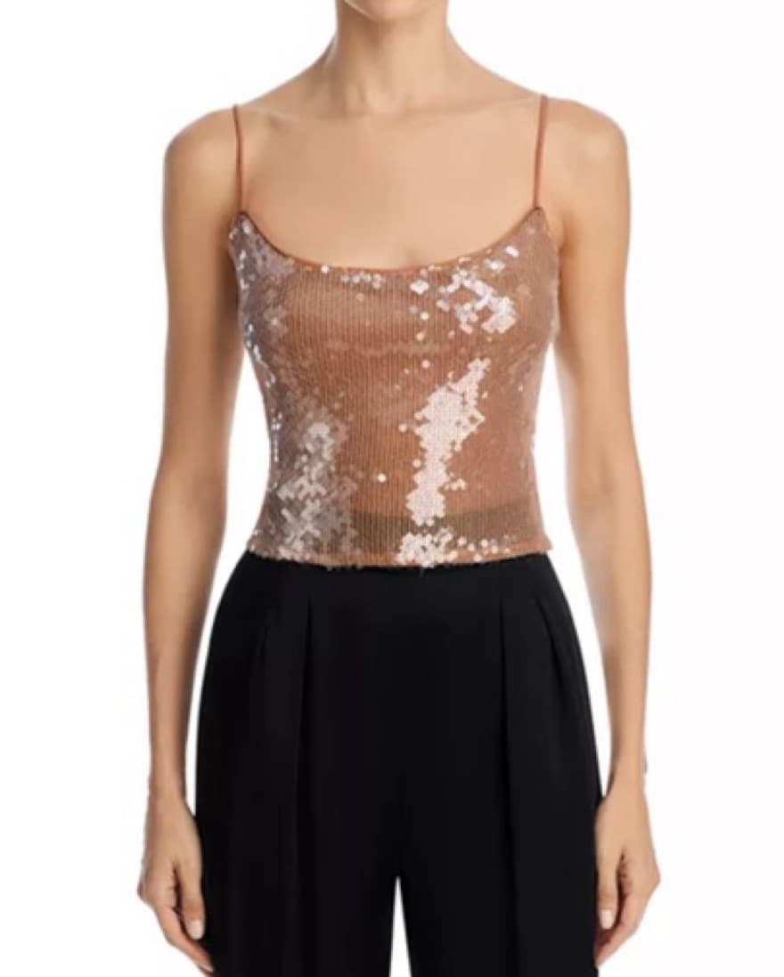 Bardot Sequin Top - Image 3