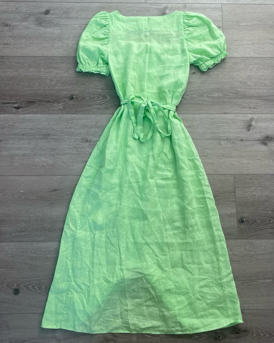  Sleeper Brigitte Midi Linen Dress  - Image 4
