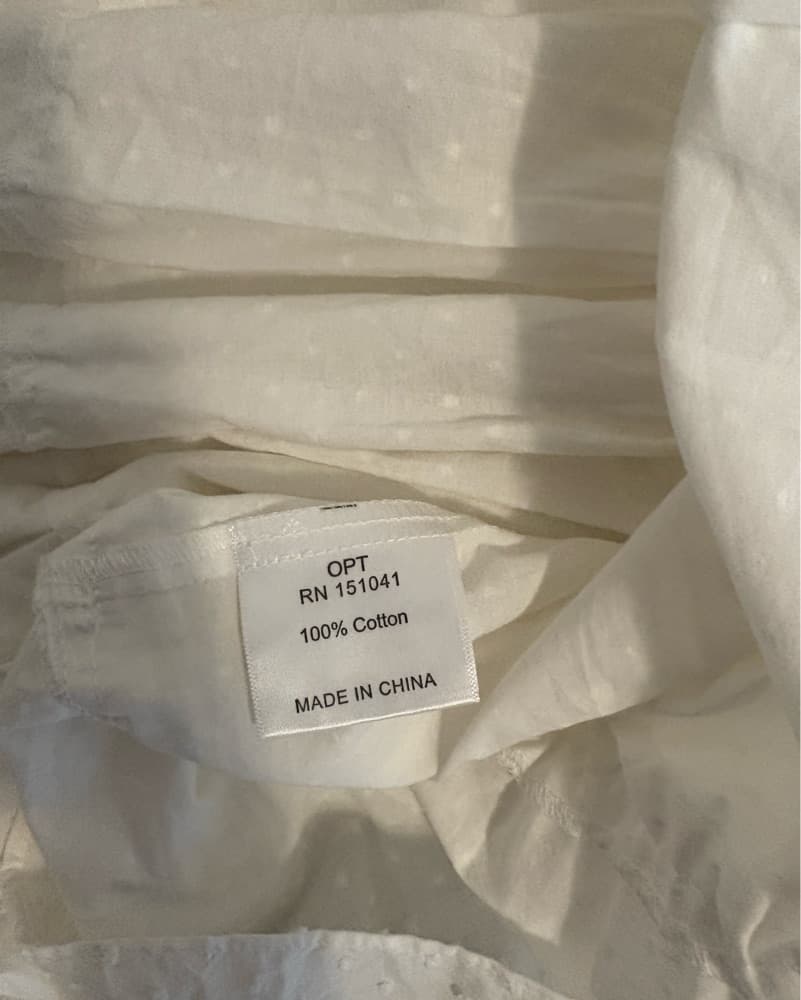 O.p.t. Smocked White Midi Dress - Image 6